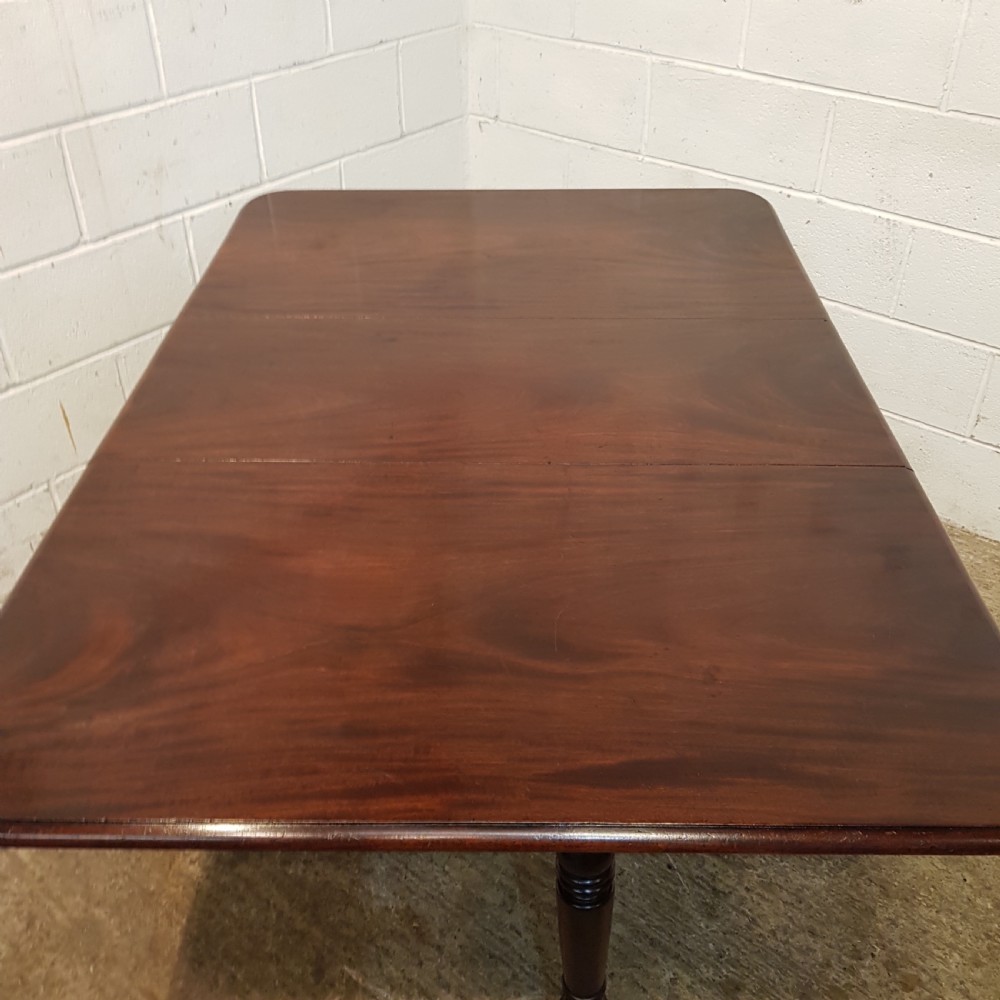 ANTIQUE LATE 18TH CENTURY CUBAN MAHOGANY DROP LEAF DINING TABLE C1790 View IV