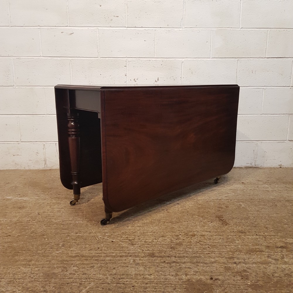 ANTIQUE LATE 18TH CENTURY CUBAN MAHOGANY DROP LEAF DINING TABLE C1790 View VI