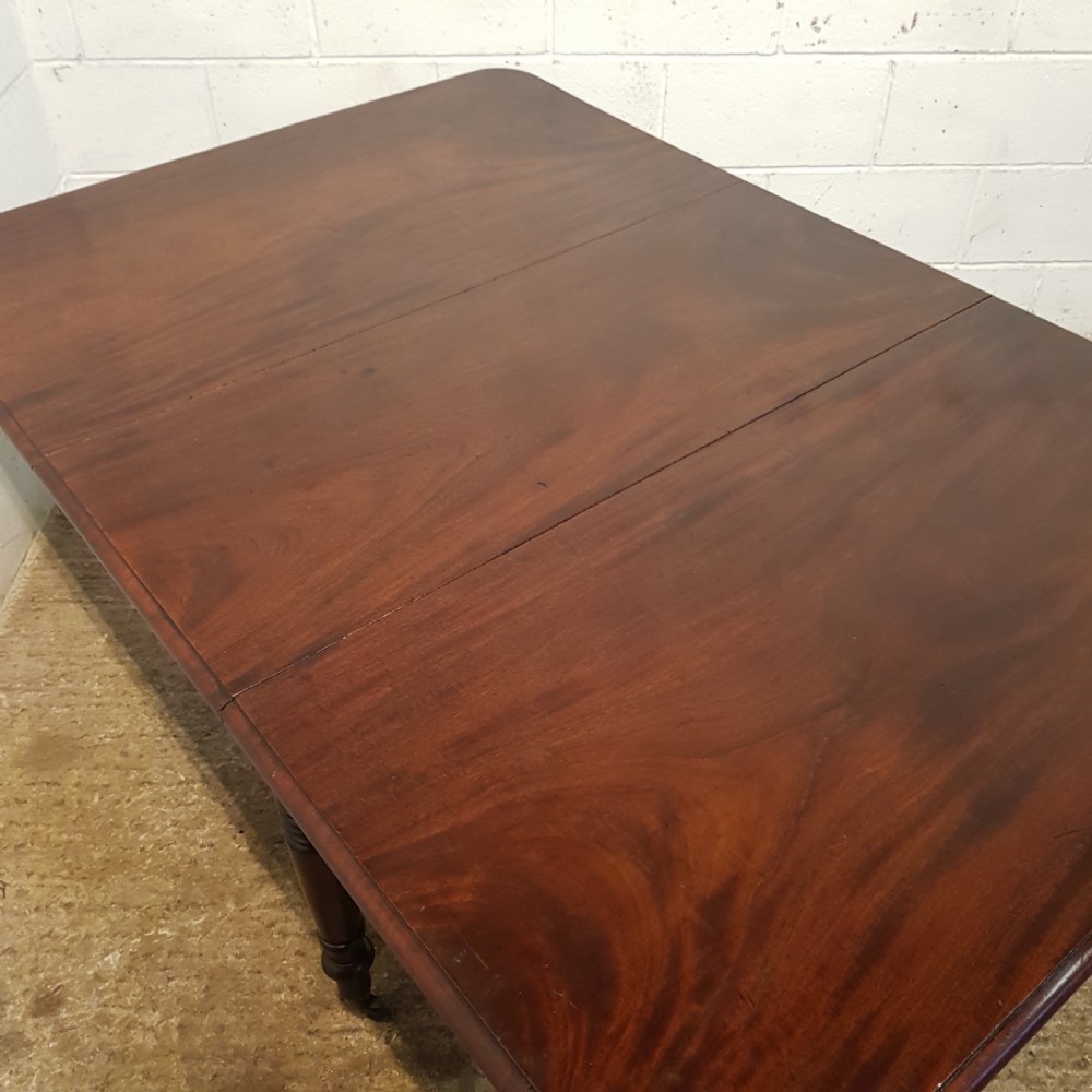 ANTIQUE LATE 18TH CENTURY CUBAN MAHOGANY DROP LEAF DINING TABLE C1790 View VII