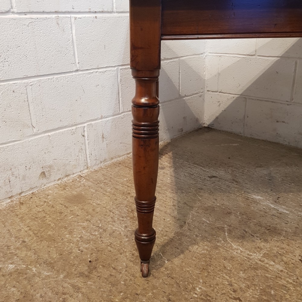 ANTIQUE VICTORIAN MAHOGANY EXTENDING DINING TABLE C1880 View VIII
