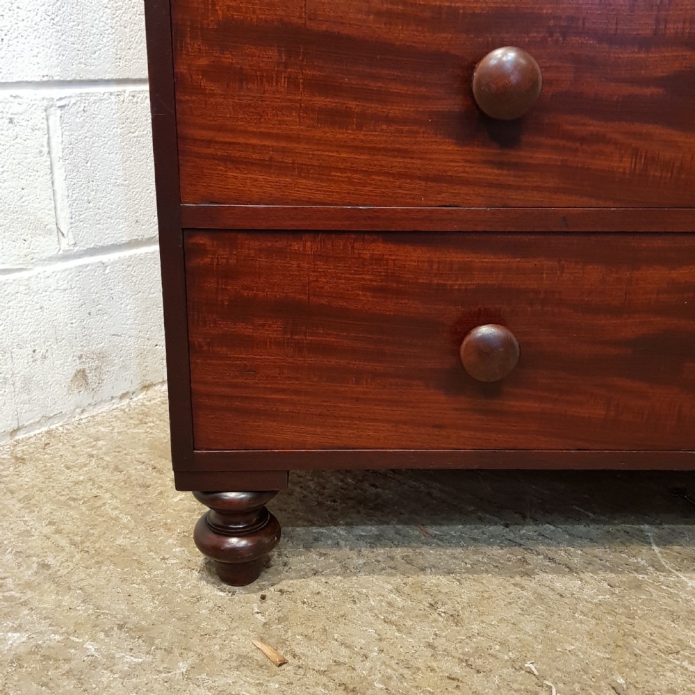 ANTIQUE WILLIAM 1V MAHOGANY DOUBLE WARDROBE C1830 View VII