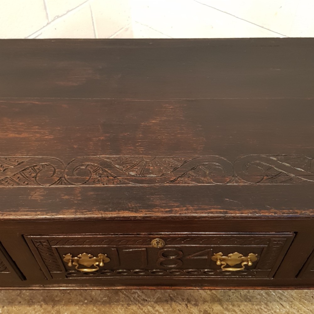 ANTIQUE 18TH CENTURY COUNTRY OAK DRESSER BASE C1780 View VII