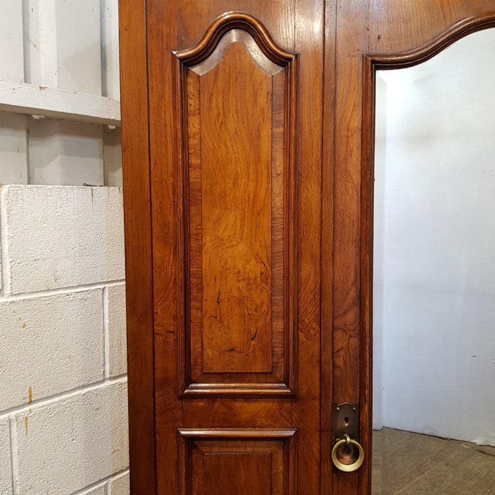 ANTIQUE VICTORIAN POLLARD OAK DOUBLE WARDROBE C1880 View V
