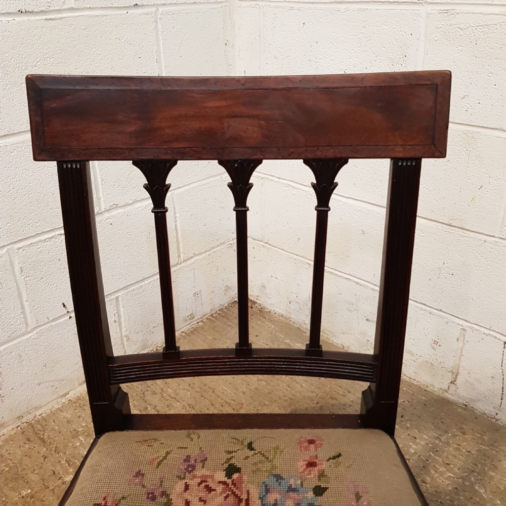 ANTIQUE SET SIX 18TH CENTURY MAHOGANY DINING CHAIRS C1780 View IV