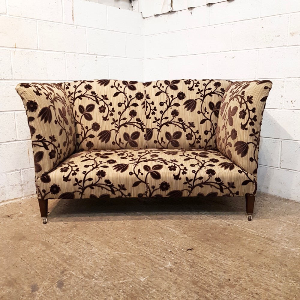 ANTIQUE EDWARDIAN TWO SEATER KNOWLE SOFA C1900 View III