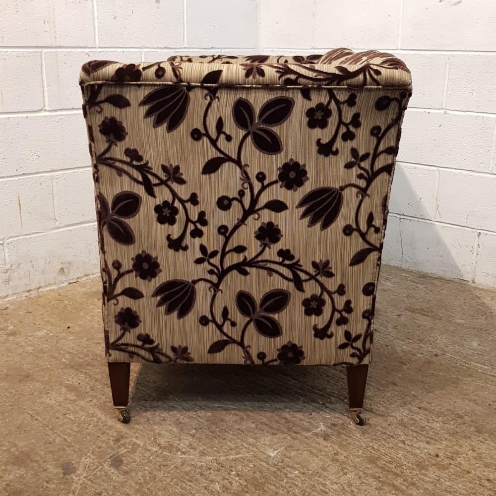 ANTIQUE EDWARDIAN TWO SEATER KNOWLE SOFA C1900 View VI
