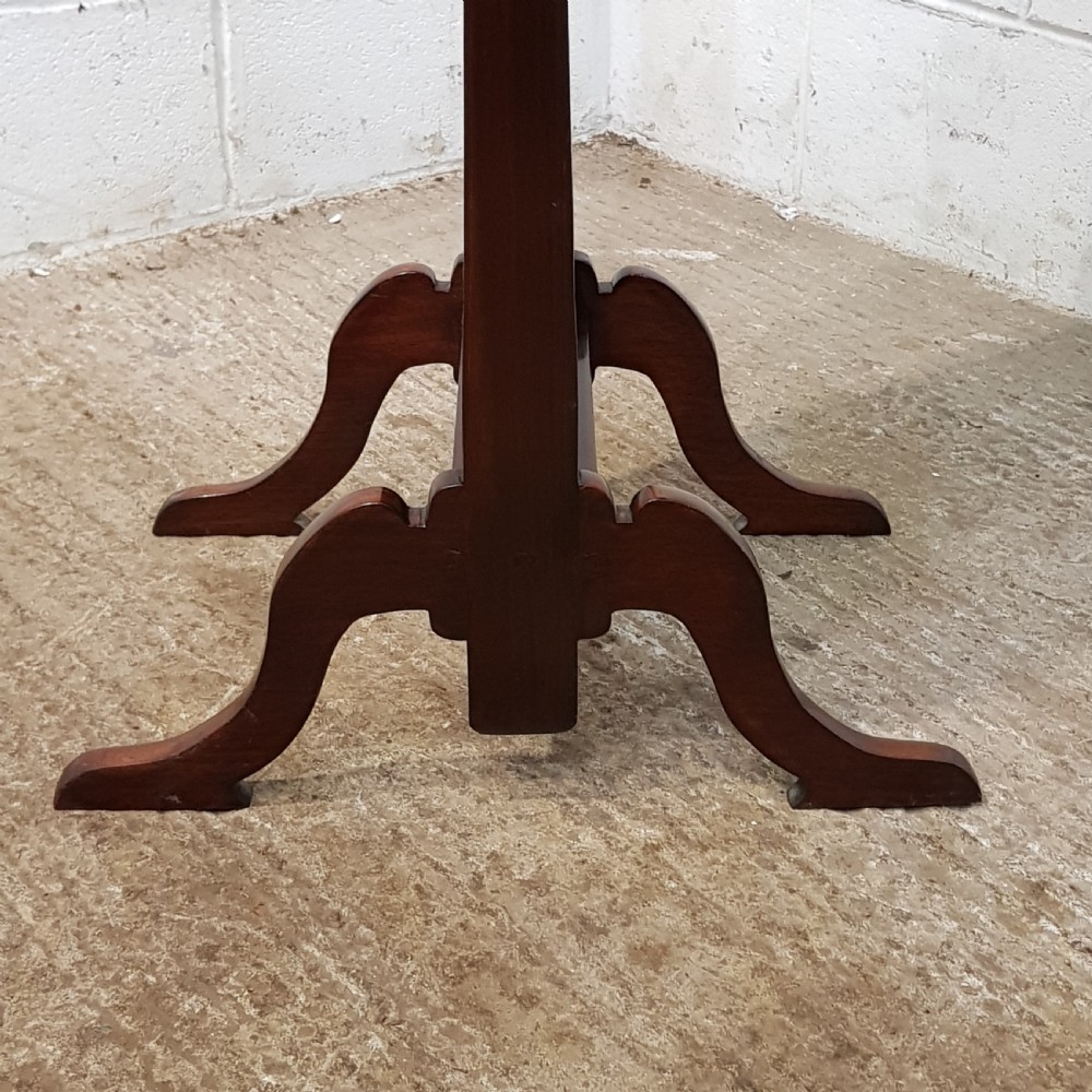 ANTIQUE ART DECO MAHOGANY CHEVAL MIRROR C1920 View V