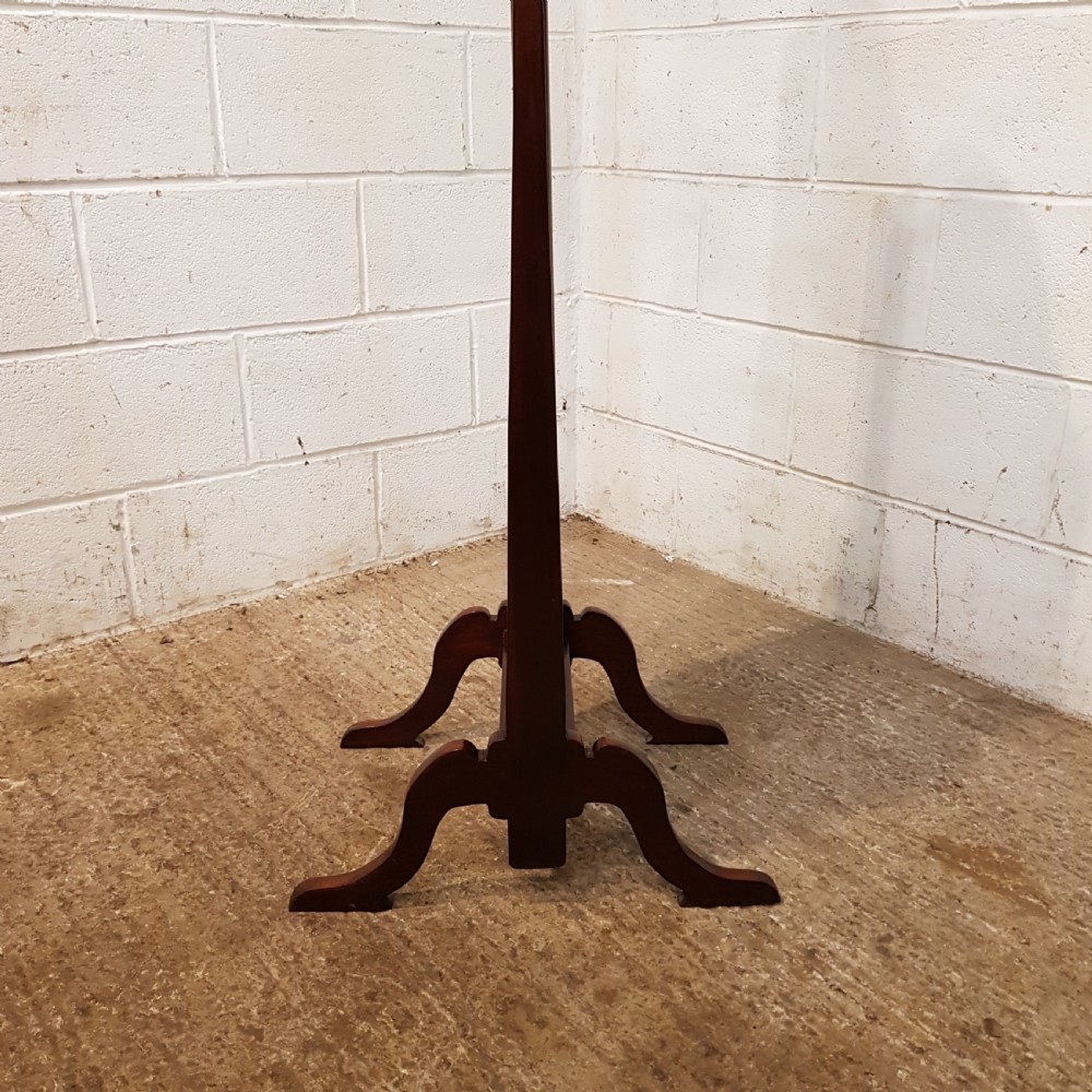 ANTIQUE ART DECO MAHOGANY CHEVAL MIRROR C1920 View VII