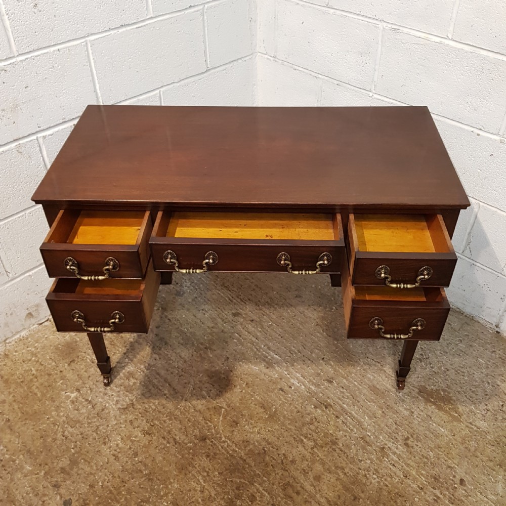 ANTIQUE EDWARDIAN MAHOGANY DESK C1900 View IV