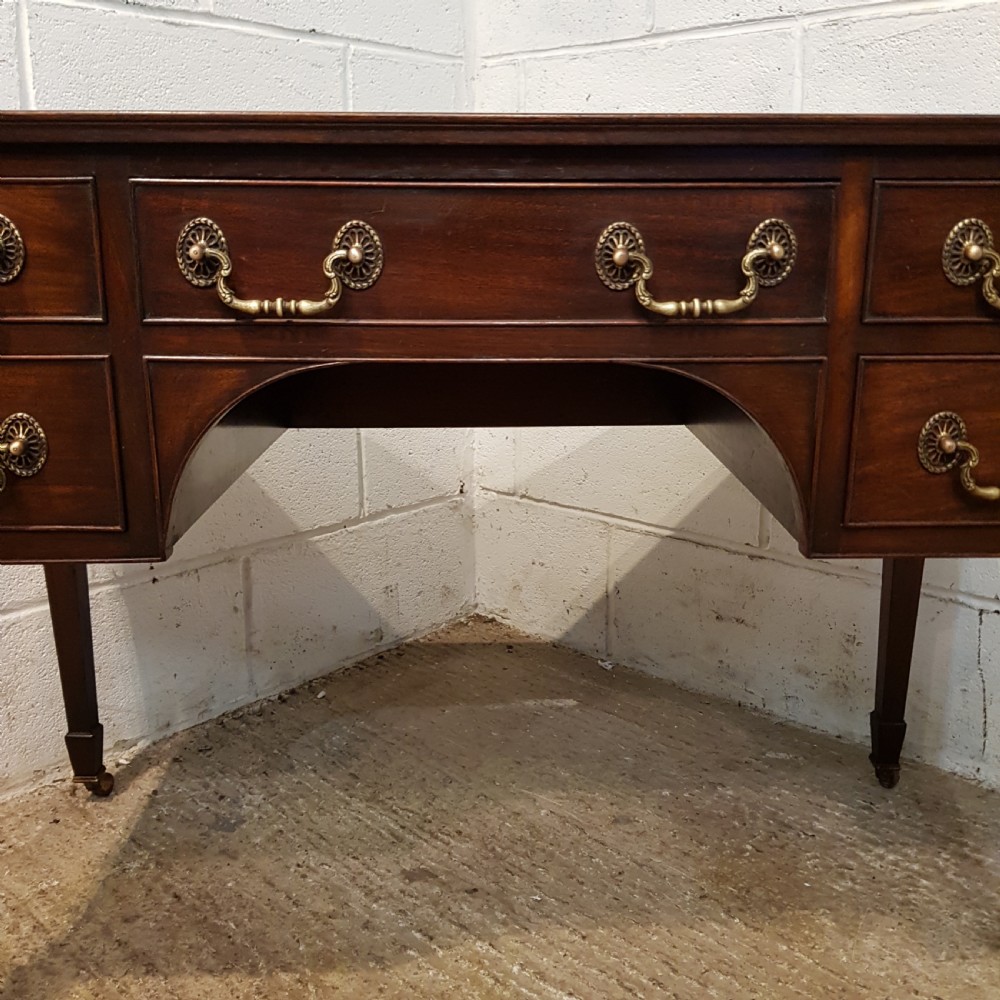 ANTIQUE EDWARDIAN MAHOGANY DESK C1900 View V