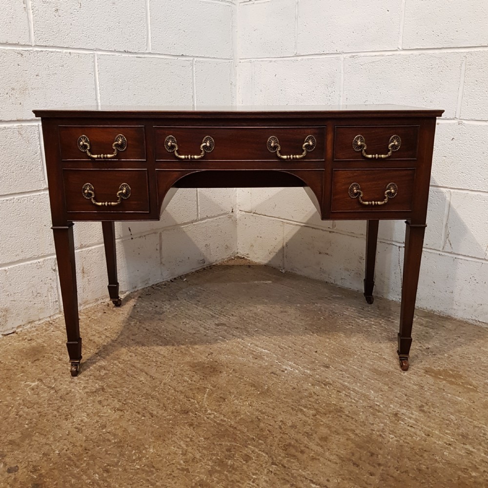 ANTIQUE EDWARDIAN MAHOGANY DESK C1900 View VI