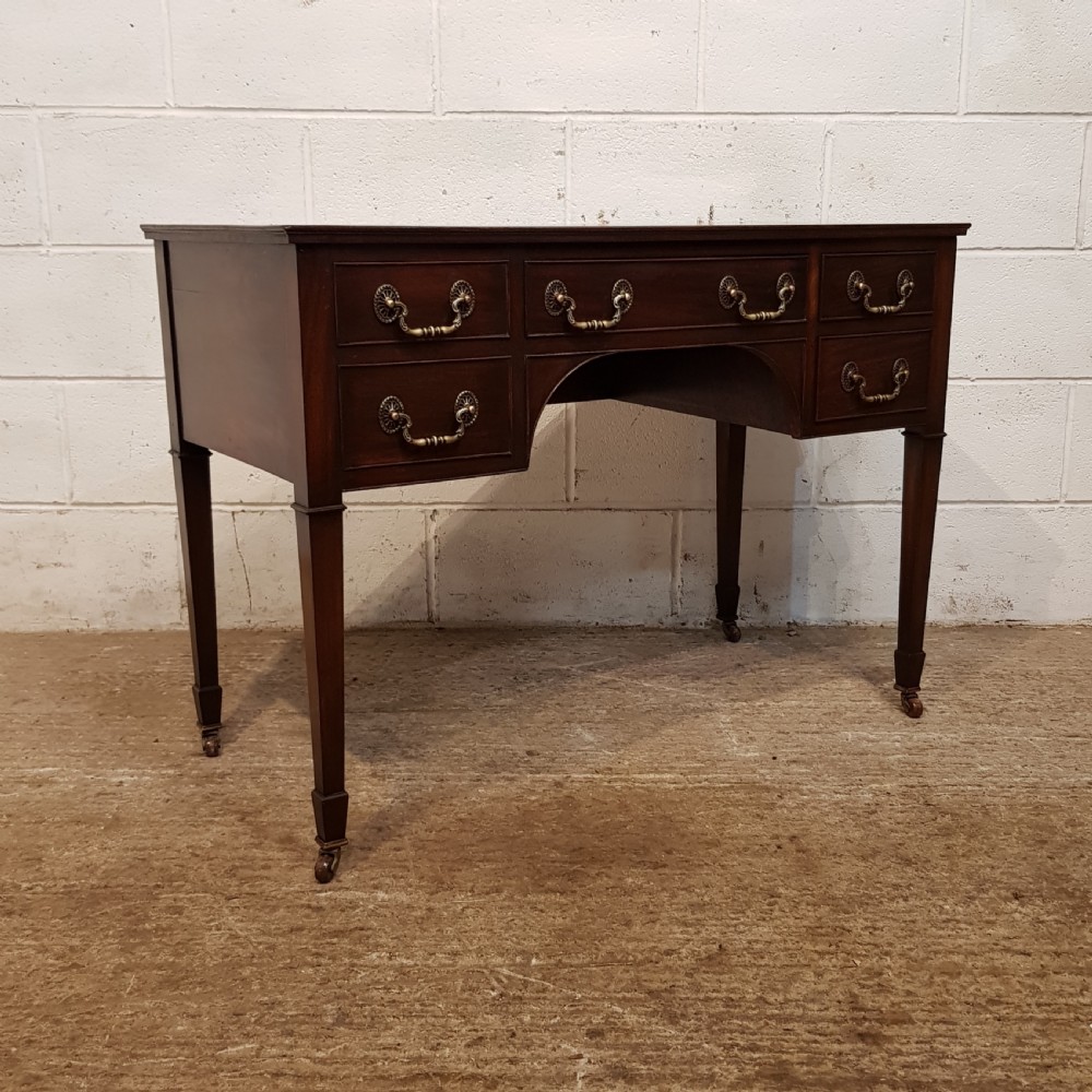 ANTIQUE EDWARDIAN MAHOGANY DESK C1900 View VII