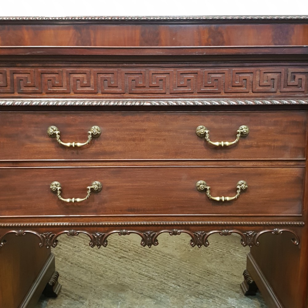 ANTIQUE EDWARDIAN. MAHOGANY CHIPPENDALE SIDEBOARD C1900 View II