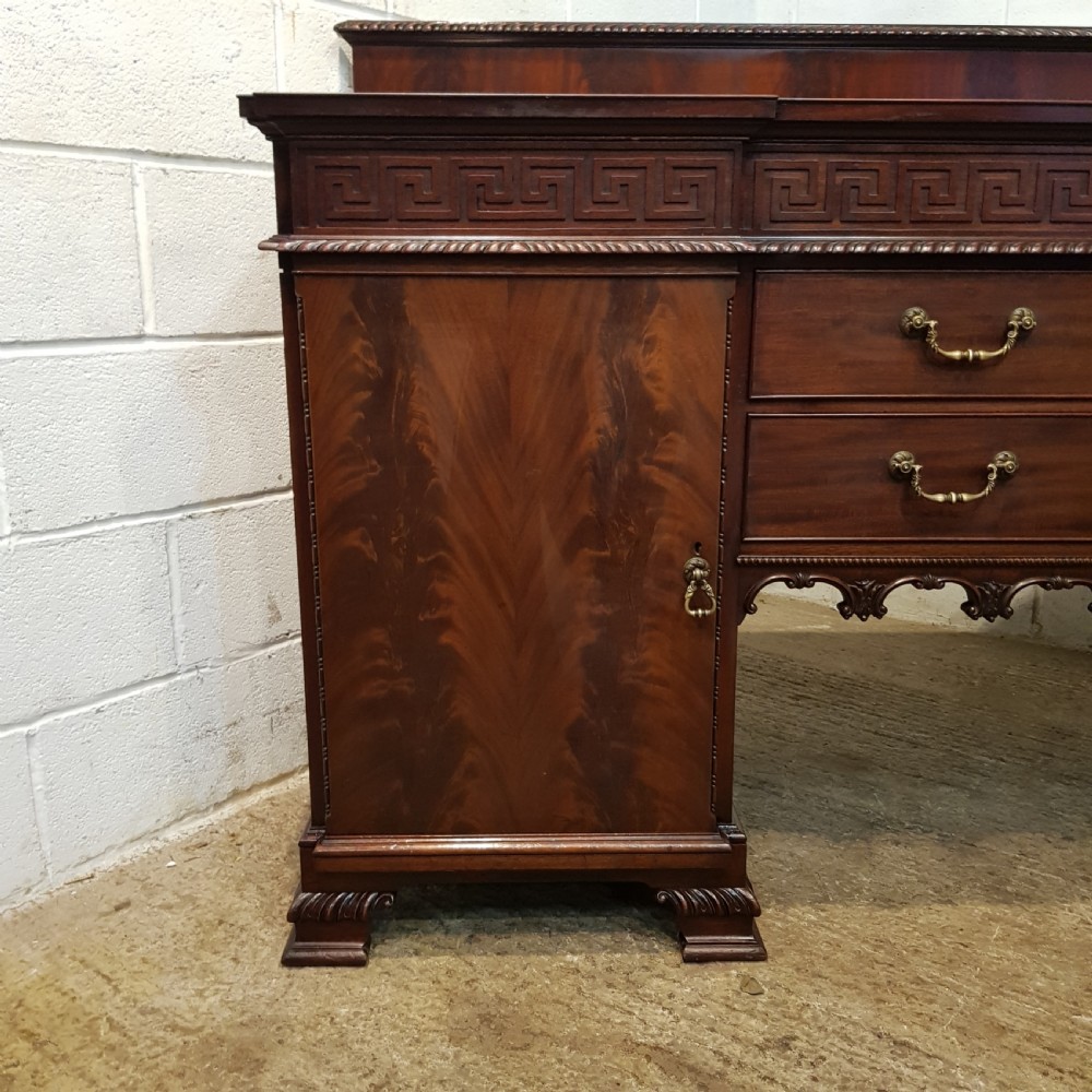 ANTIQUE EDWARDIAN. MAHOGANY CHIPPENDALE SIDEBOARD C1900 View V