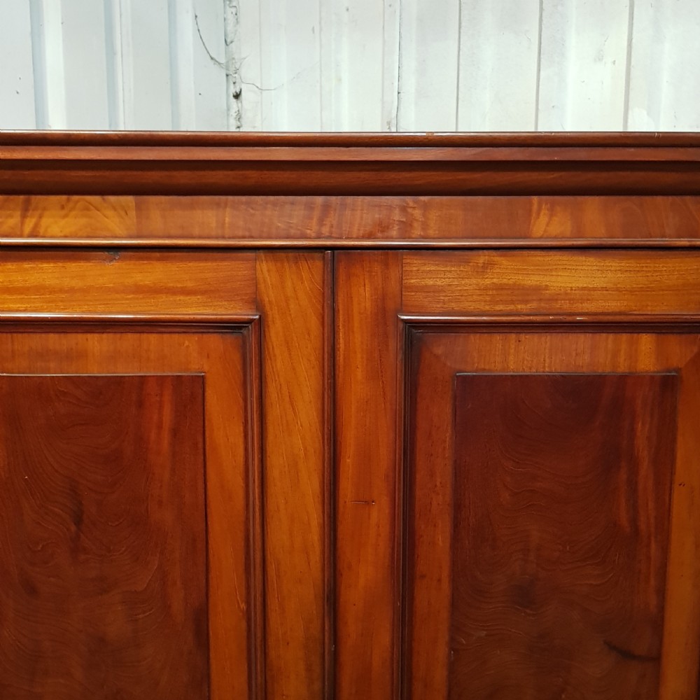 ANTIQUE VICTORIAN MAHOGANY DOUBKE WARDROBE C1880 View IV