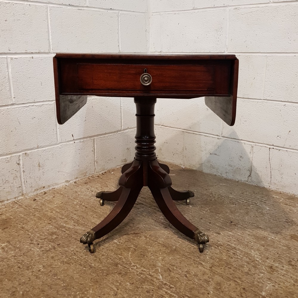 ANTIQUE SMALL REGENCY MAHOGANY SOFA TABLE C1820 View II
