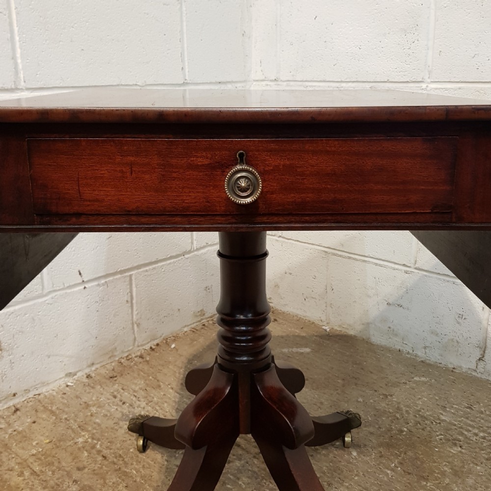 ANTIQUE SMALL REGENCY MAHOGANY SOFA TABLE C1820 View III