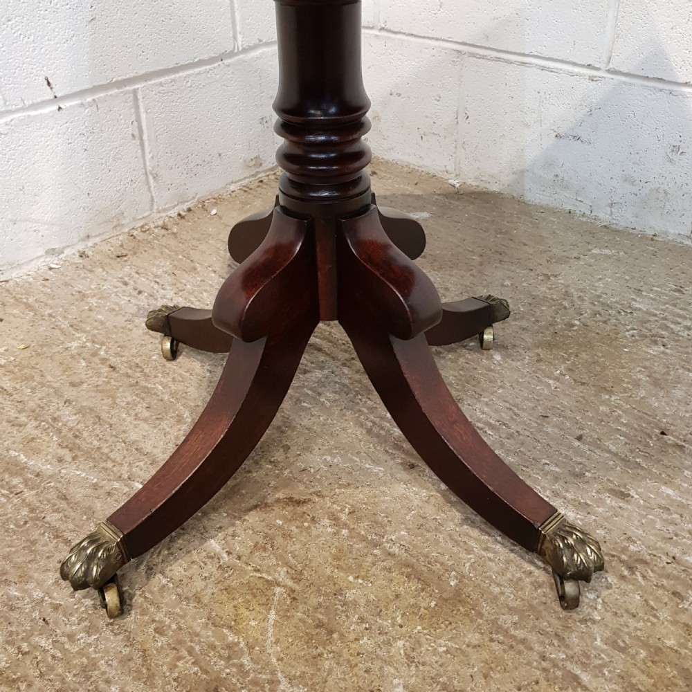 ANTIQUE SMALL REGENCY MAHOGANY SOFA TABLE C1820 View V