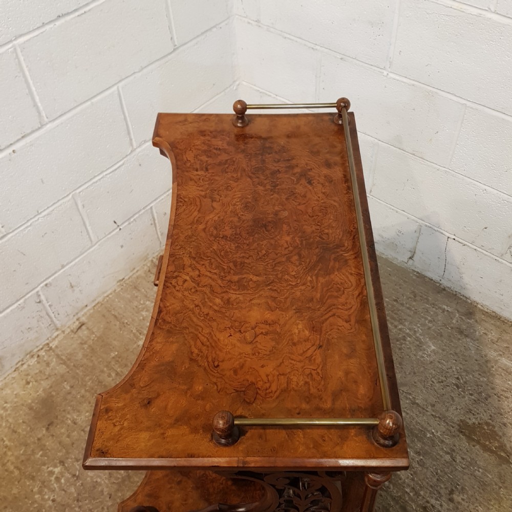 ANTIQUE VICTORIAN GENTS MAHOGANY SHAVING STAND C1880 View VI
