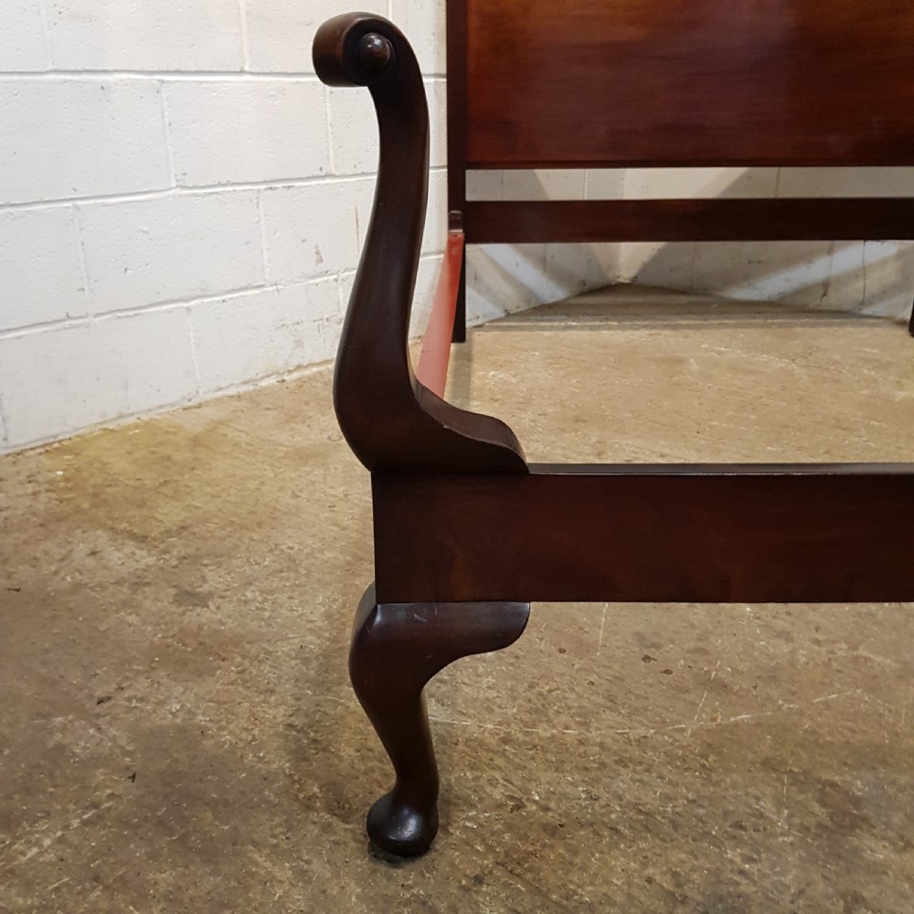 ANTIQUE MAHOGANY DOUBLE BED C1920 View IV