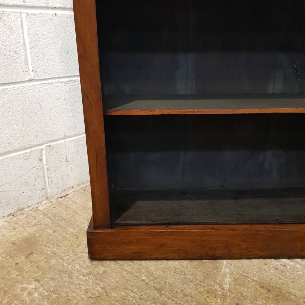 ANTIQUE VICTORIAN WALNUT OPEN BOOKCASE C1880 View VI