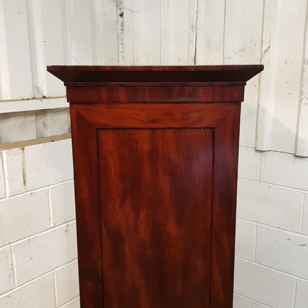 ANTIQUE PAIR VICTORIAN MAHOGANY SINGLE SENTRY BOX WARDROBES C1880 View IV