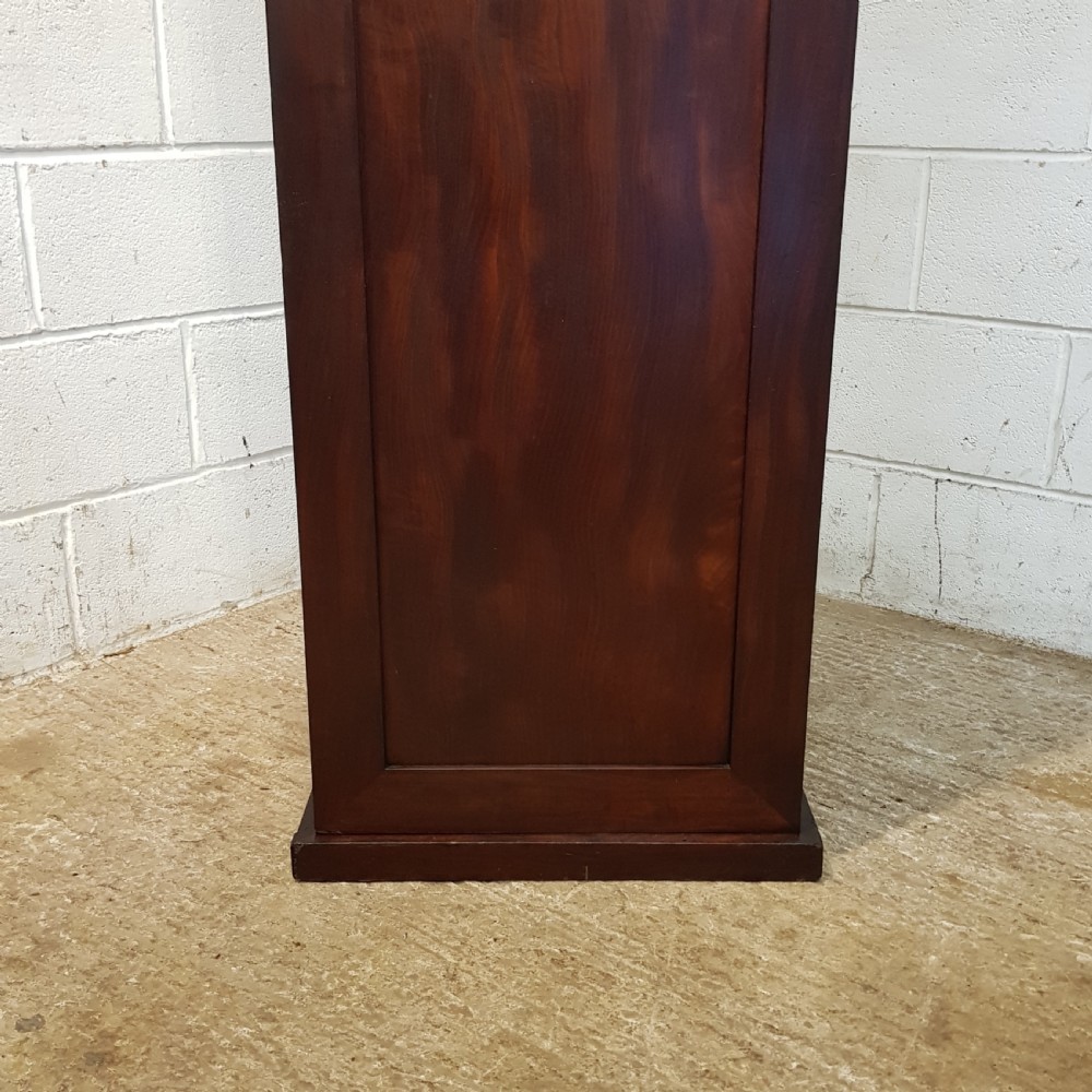 ANTIQUE PAIR VICTORIAN MAHOGANY SINGLE SENTRY BOX WARDROBES C1880 View V