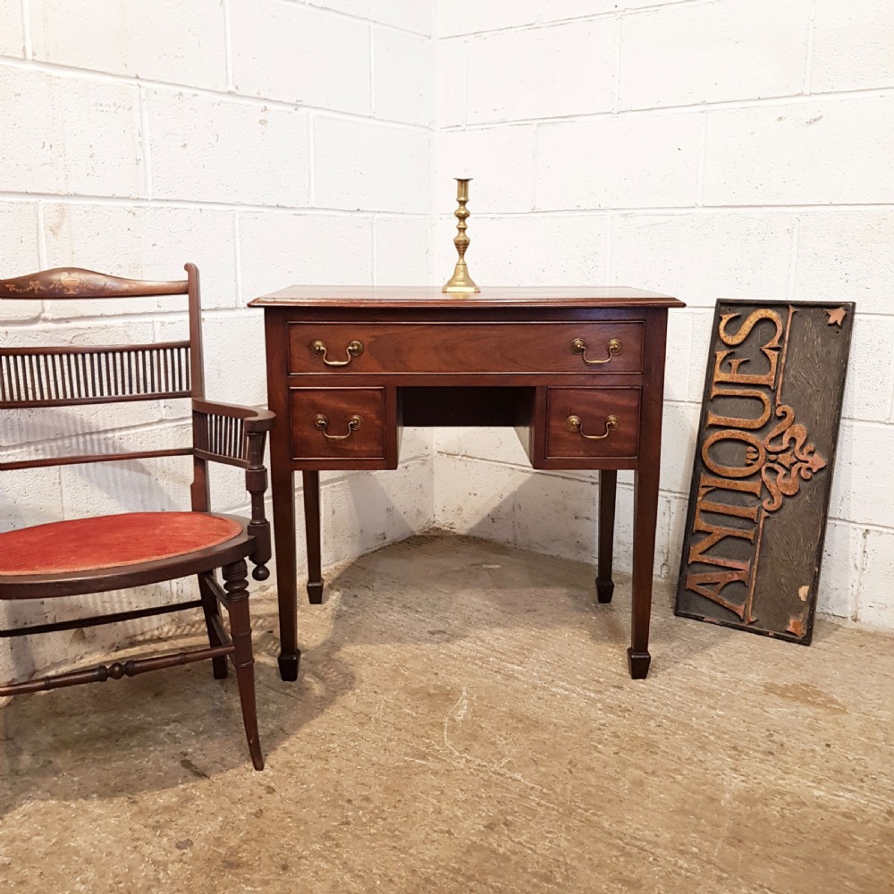 ANTIQUE EDWARDIAN REGENCY MAHOGANY LOWBOY C1900
