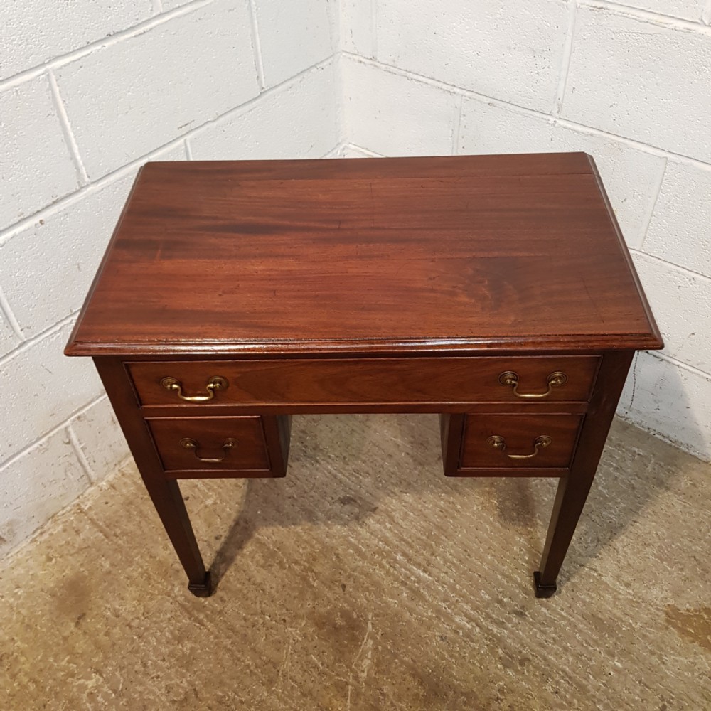 ANTIQUE EDWARDIAN REGENCY MAHOGANY LOWBOY C1900 View VI