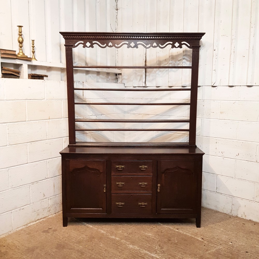 ANTIQUE VICTORIAN OAK DRESSER C1860 View III