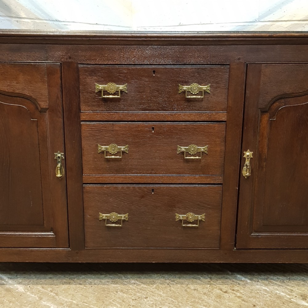 ANTIQUE VICTORIAN OAK DRESSER C1860 View V