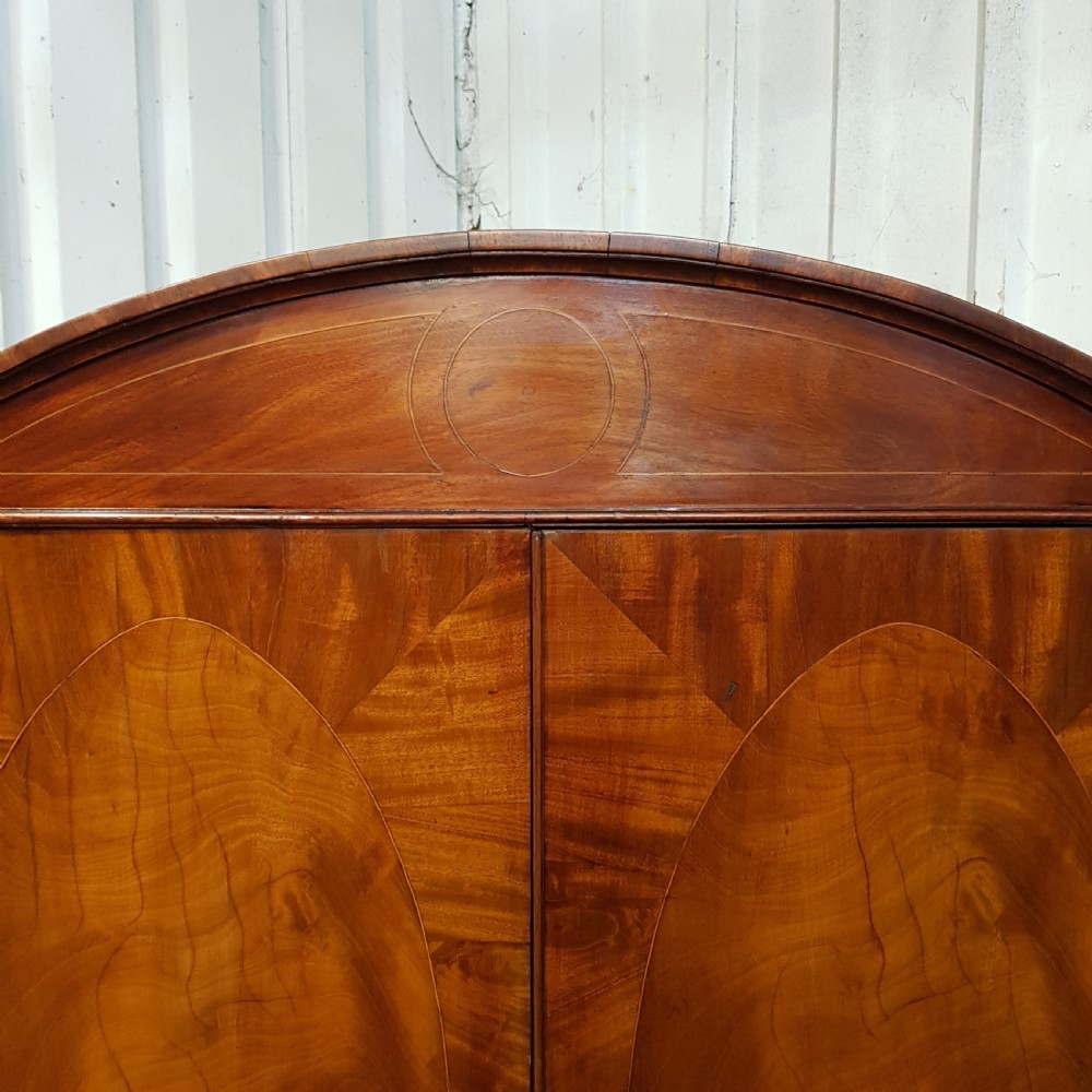 ANTIQUE REGENCY MAHOGANY PRESS WARDROBE C1820 View V
