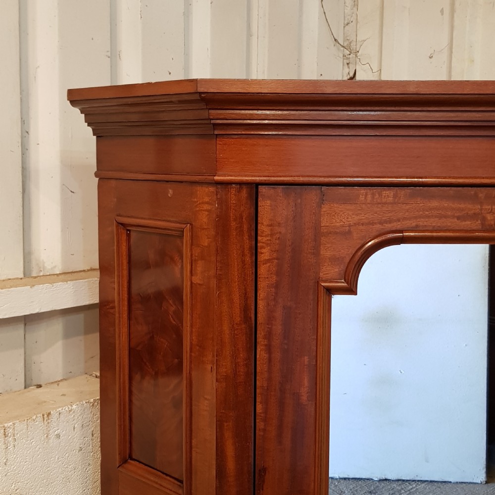 ANTIQUE VICTORIAN MAHOGANY FULL HEIGHT CORNER WARDROBE C1880 View V