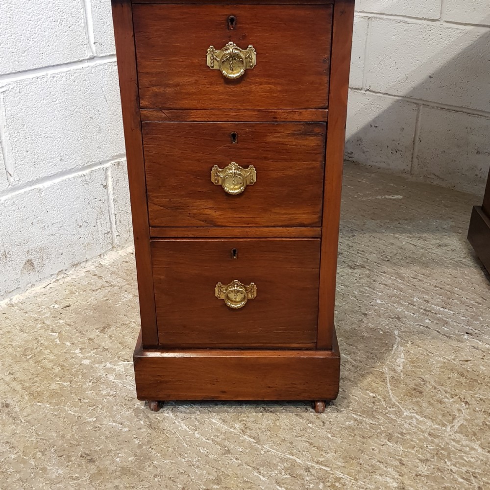 ANTIQUE VICTORIAN WALNUT ROLL TOP DESK C1880 View XIII