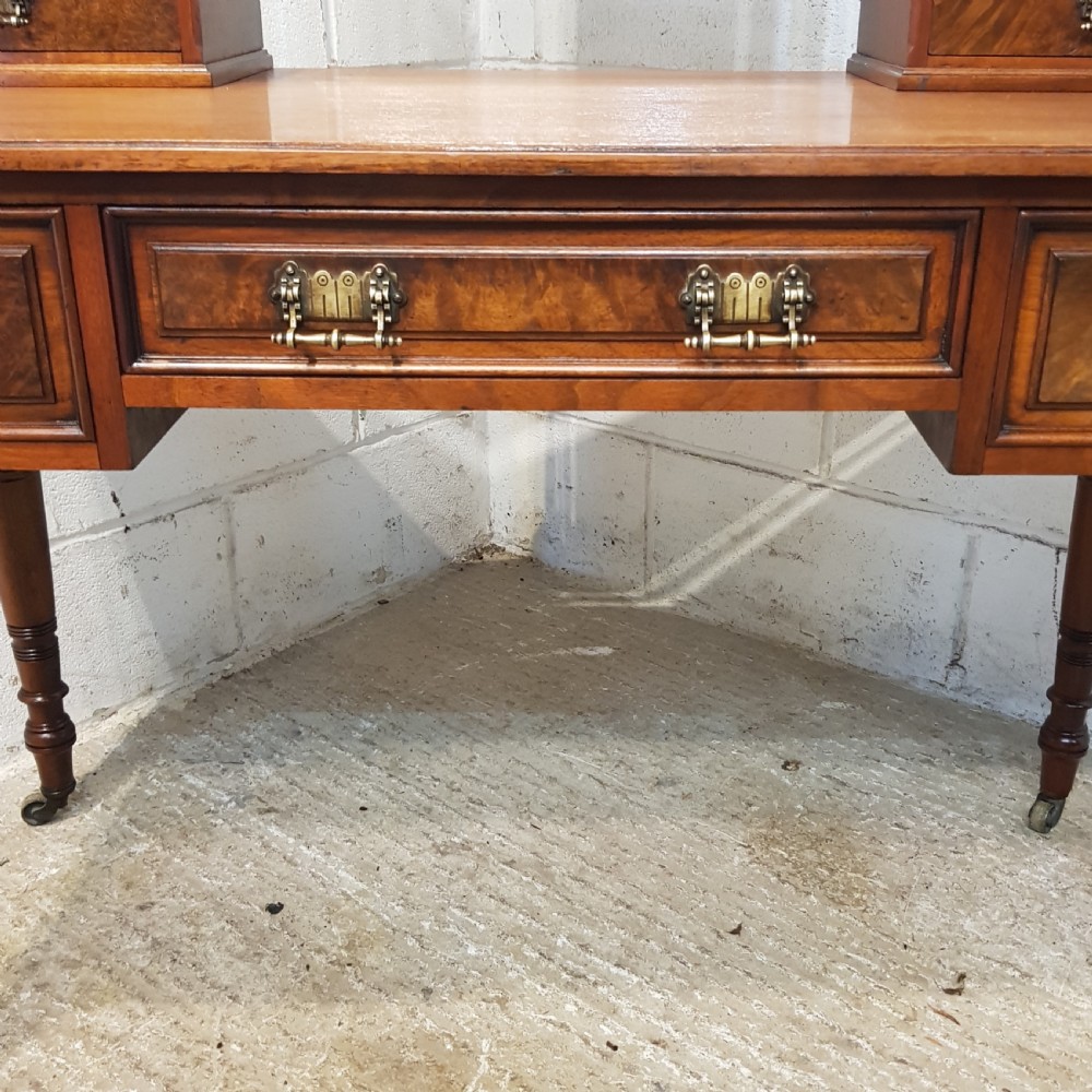 ANTIQUE LATE VICTORIAN BURR WALNUT  DRESSING TABLE C1890 View VI