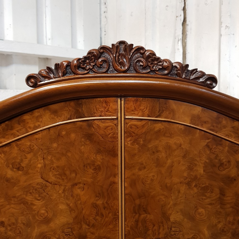 ANTIQUE BURR WALNUT COCKTAIL CABINET C1920 View VI