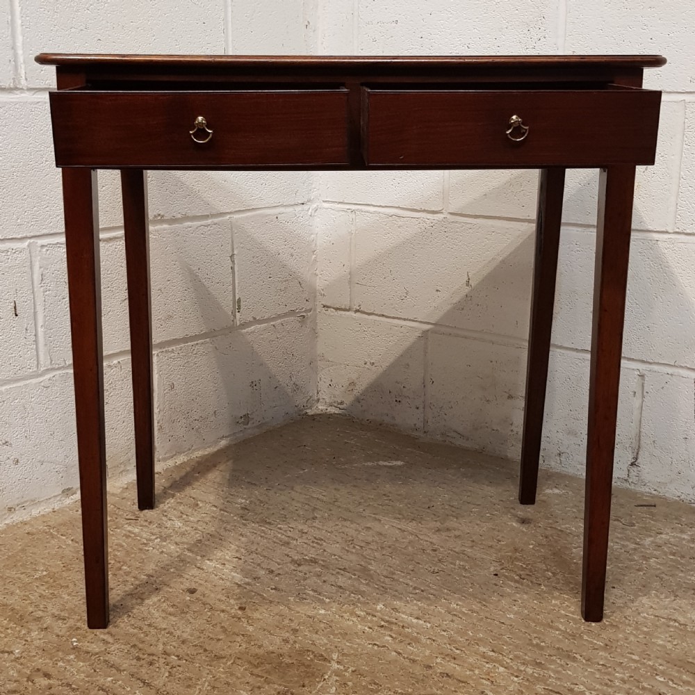 ANTIQUE REGENCY SMALL MAHOGANY SIDE TABLE C1820 View IV