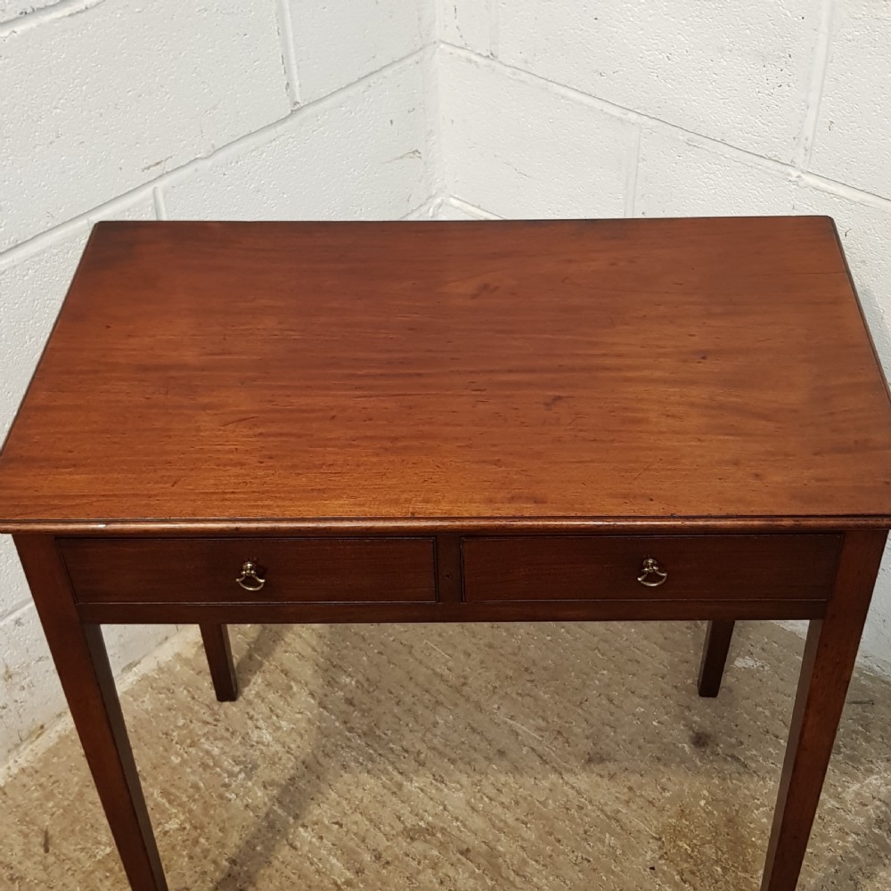 ANTIQUE REGENCY SMALL MAHOGANY SIDE TABLE C1820 View VI