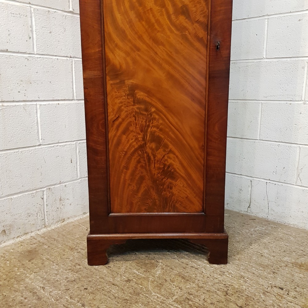 ANTIQUE VICTORIAN MAHOGANY SENTRY BOX SINGLE WARDROBE C1880 View II