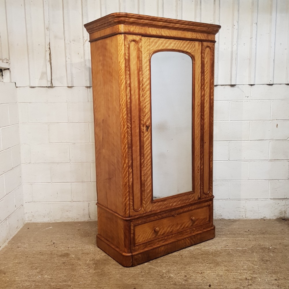 ANTIQUE VICTORIAN SATINWOOD SINGLE WARD OBE C1880 View III