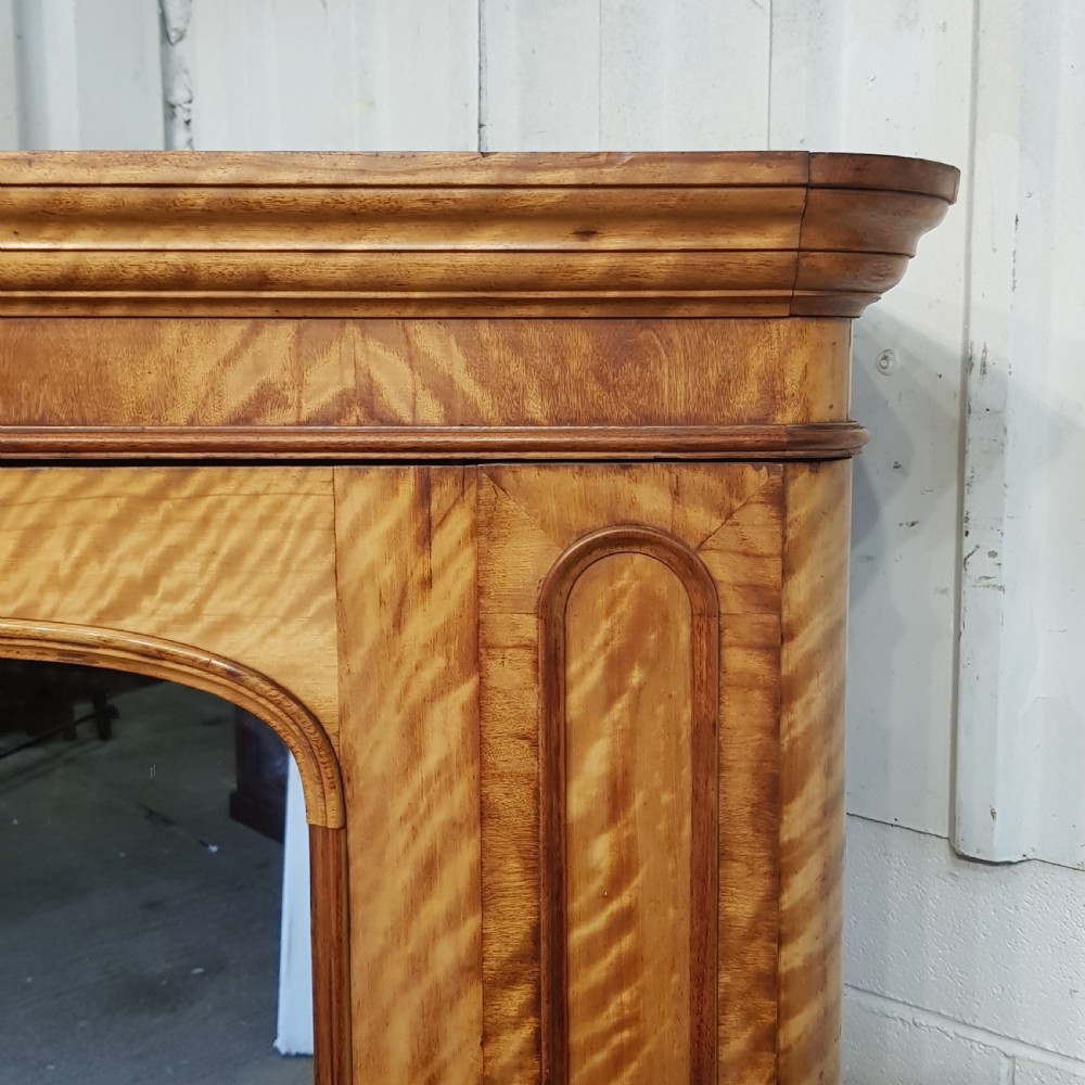 ANTIQUE VICTORIAN SATINWOOD SINGLE WARD OBE C1880 View V