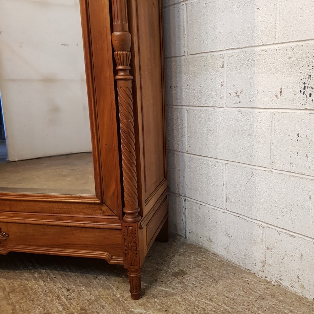 ANTIQUE 19TH CENTURY FRENCH WALNUT ARMOIRE C1880 View II
