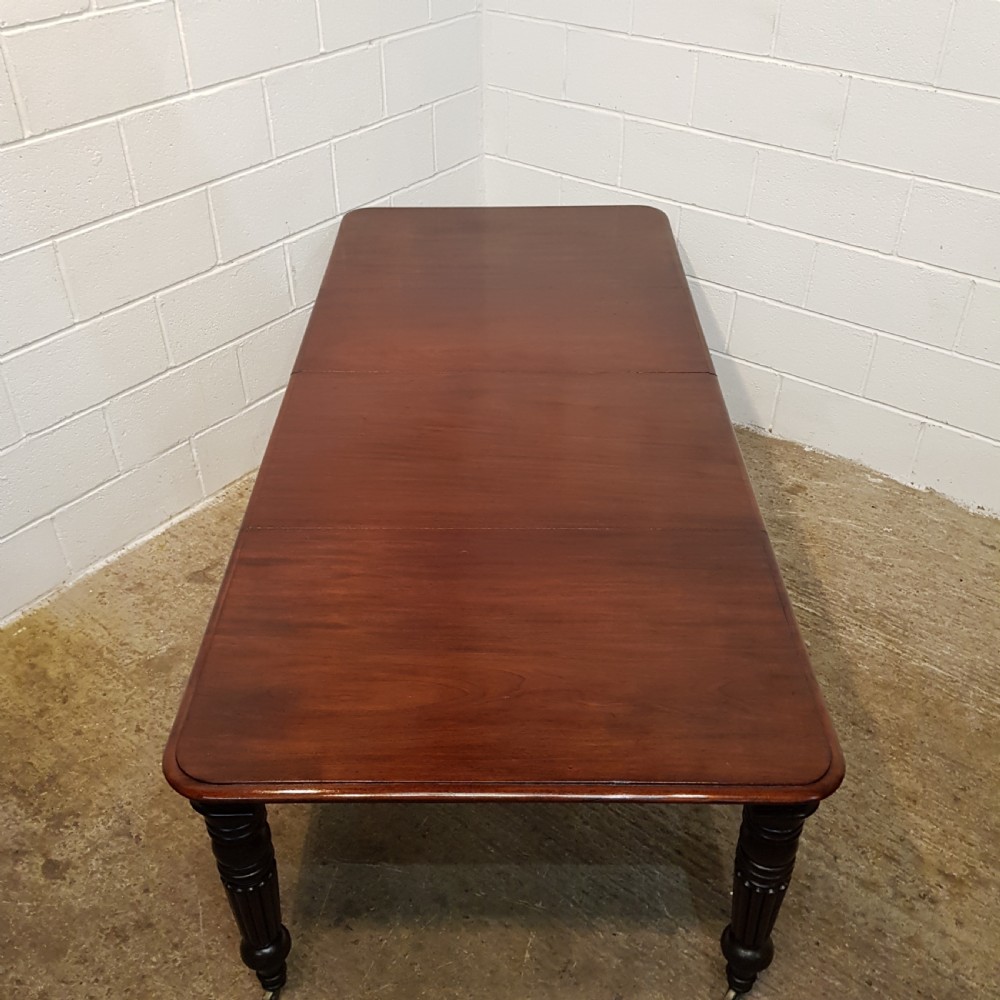 ANTIQUE VICTORIAN. MAHOGANY EXTENDING DINING TABLE SEATS 8-10 c1890 View VIII