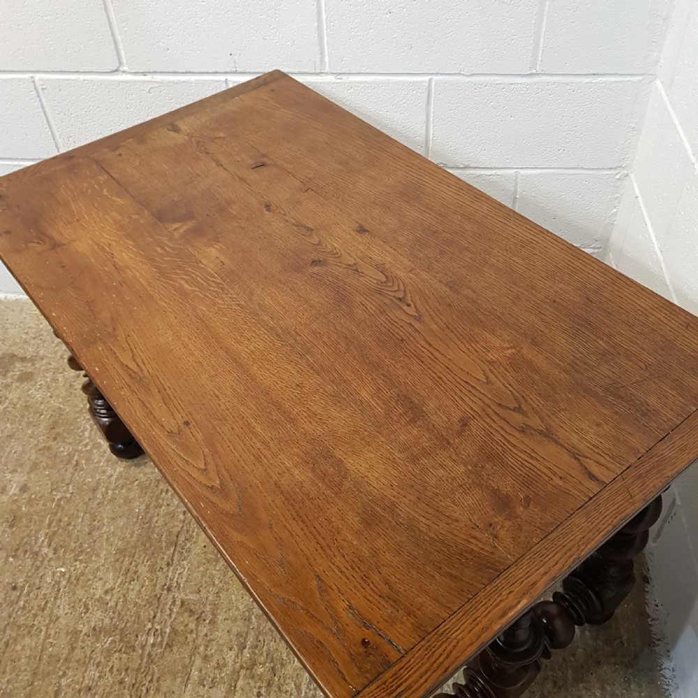 ANTIQUE 18TH CENTURY HOINED OAK WRITING DESK C1780 View II