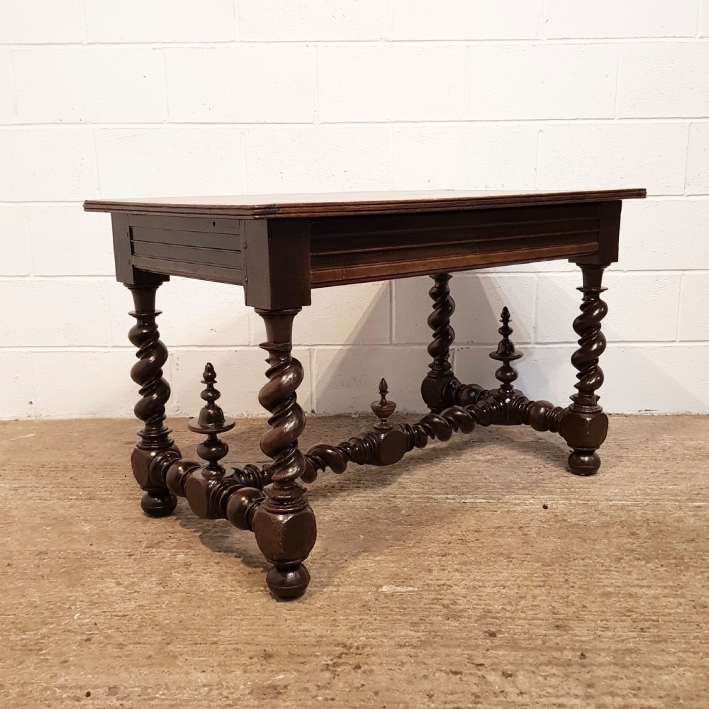 ANTIQUE 18TH CENTURY HOINED OAK WRITING DESK C1780 View III