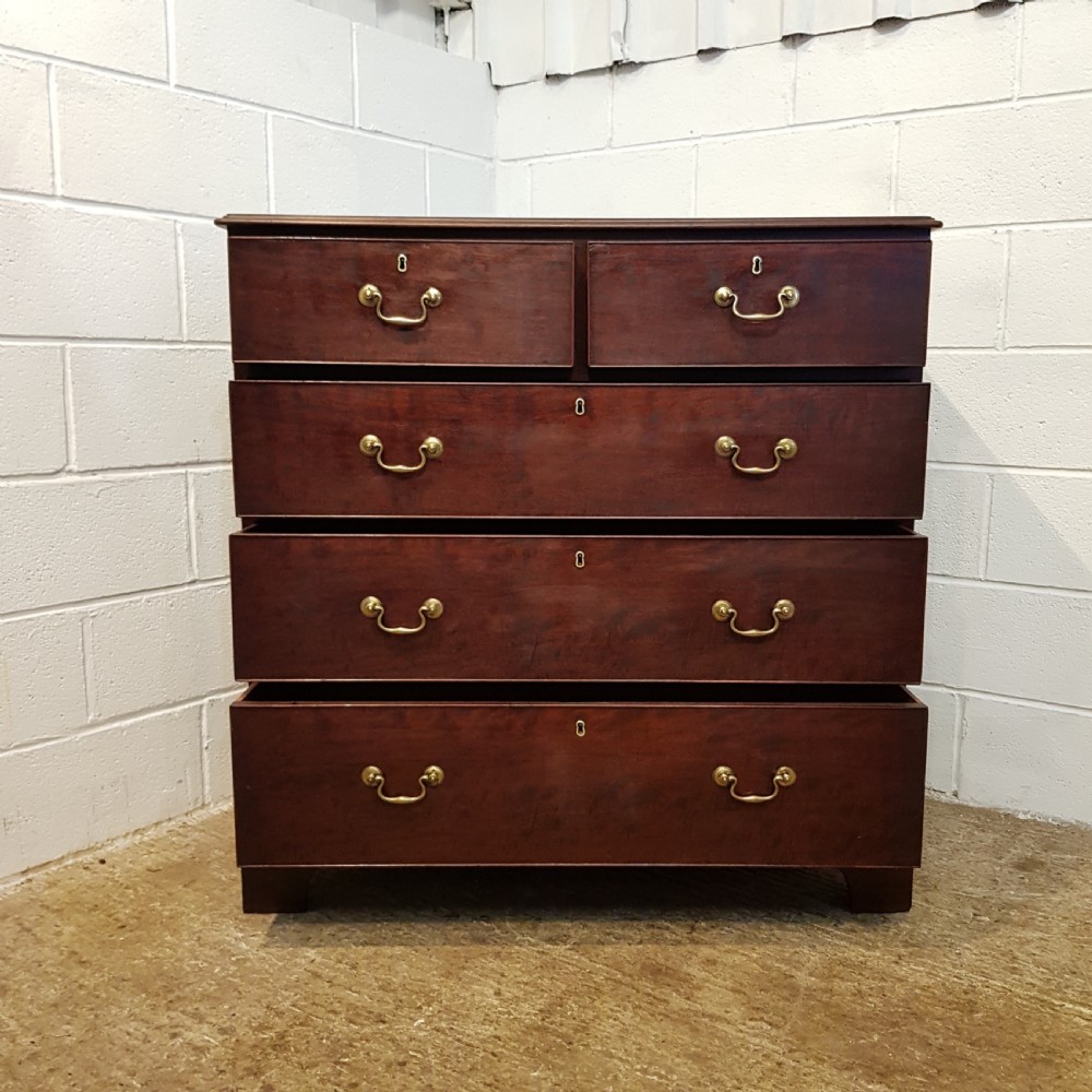 ANTIQUE REGENCY MAHOGANY CHEST OF DRAWERS C1820 View II