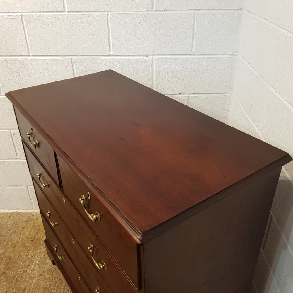 ANTIQUE REGENCY MAHOGANY CHEST OF DRAWERS C1820 View III