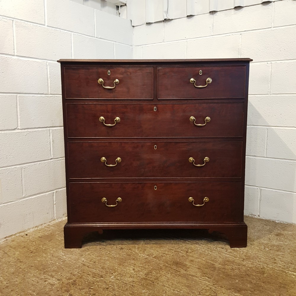 ANTIQUE REGENCY MAHOGANY CHEST OF DRAWERS C1820 View IV