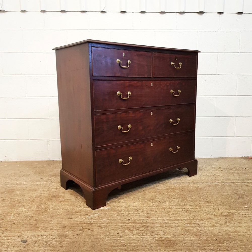 ANTIQUE REGENCY MAHOGANY CHEST OF DRAWERS C1820 View VI