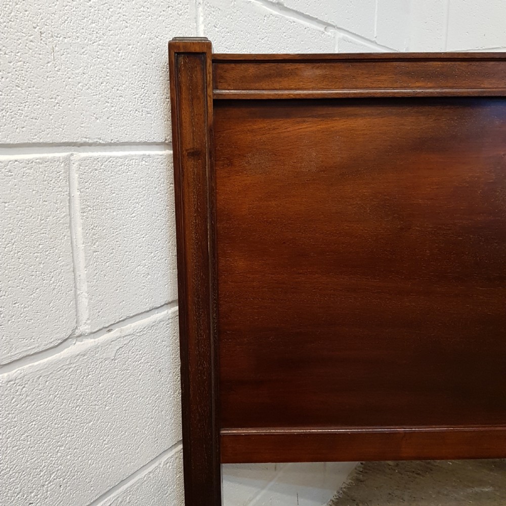 ANTIQUE EDWARDIAN MAHOGANY SUPER KING SIZE BED BY HEALS & SON C1900 View III
